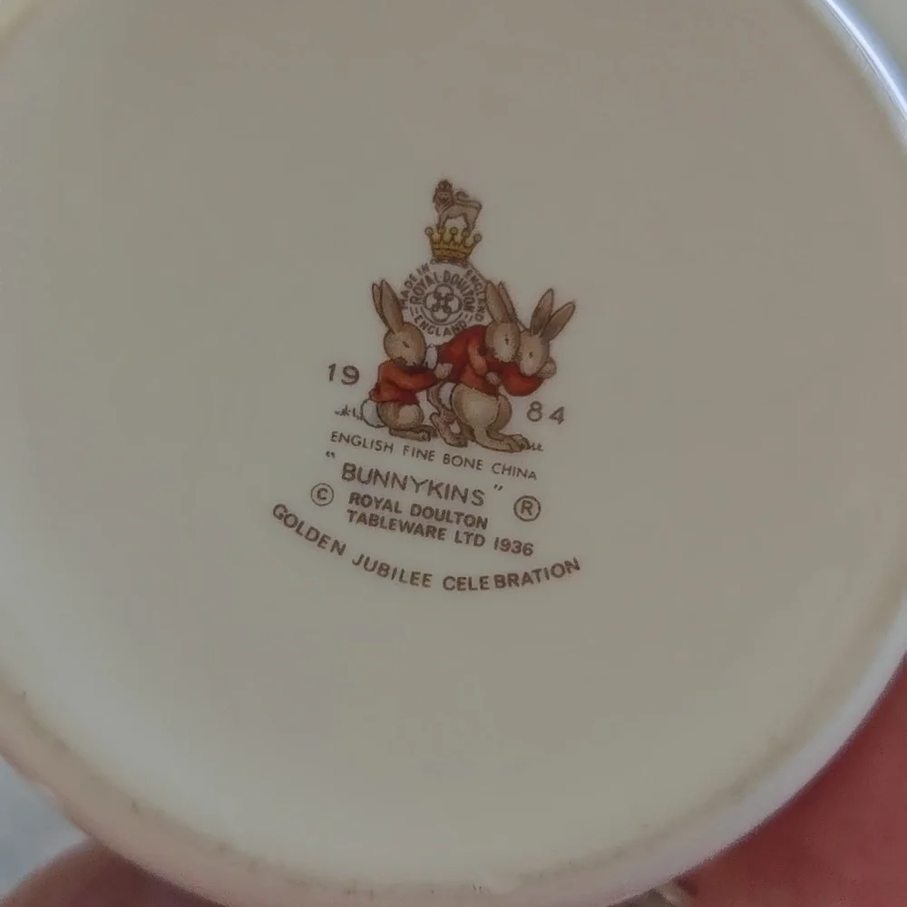 Royal Doulton BUNNYKINS Beatrix Potter Childs Mug